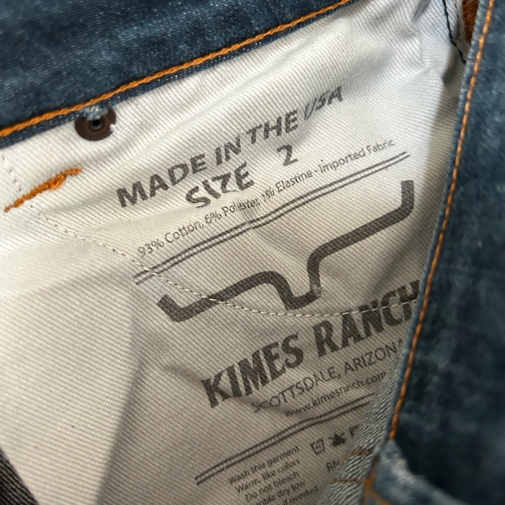 Kimes Ranch Dark Blue Ripped Skinny Jeans - Picture 7 of 7